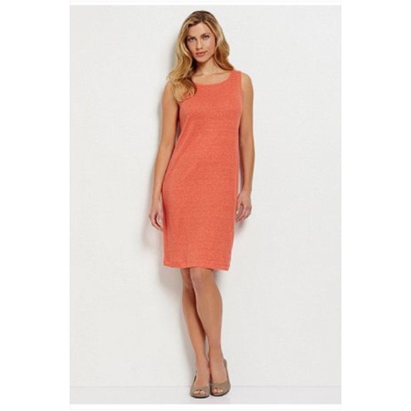 eileen fisher linen dress